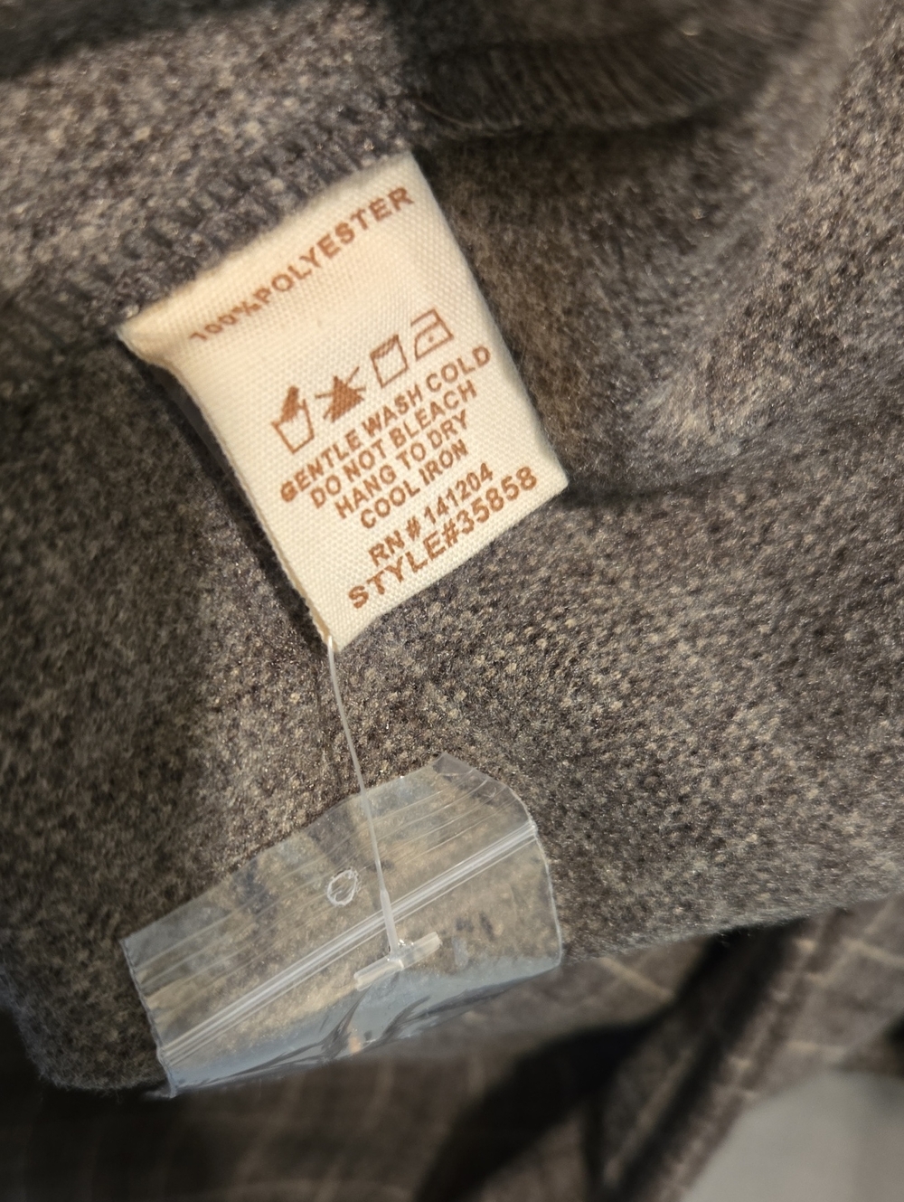 Hem & Thread Plaid Trench Coat NWT - Picture 8 of 8